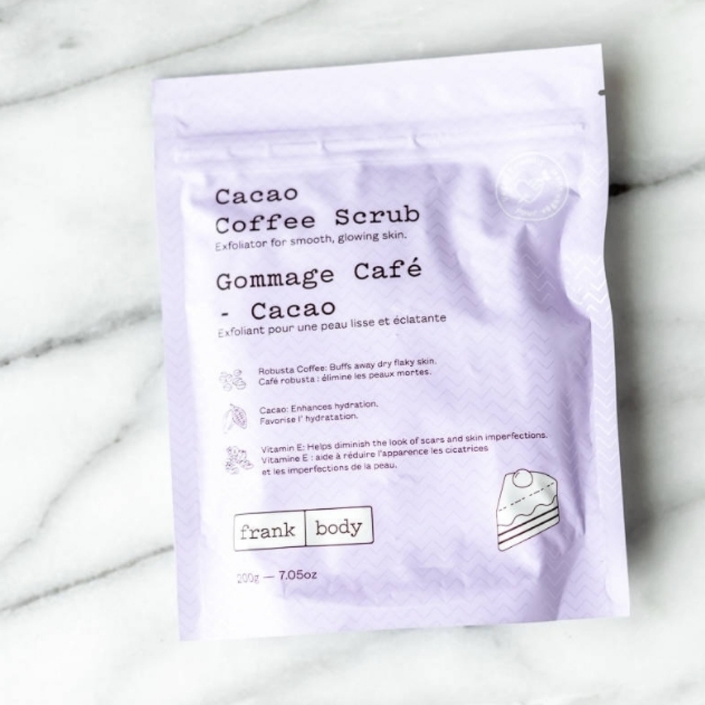 New $25 Frank Original Coffee Scrub (Cacao)